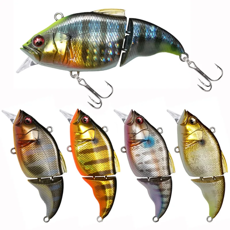 

New Fishing Lure Bait Two Section Fish 71mm/9.7g Floating Minnow Tip Mouth Horse Mouth Hard Bait Swimbait Fishing Bait