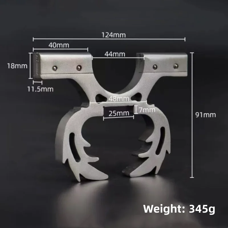 

New Stainless Steel Slingshot Head Straight rod Telescopic Folding Slingshot Accessories 5 Outdoor Hunting and Shooting Tools