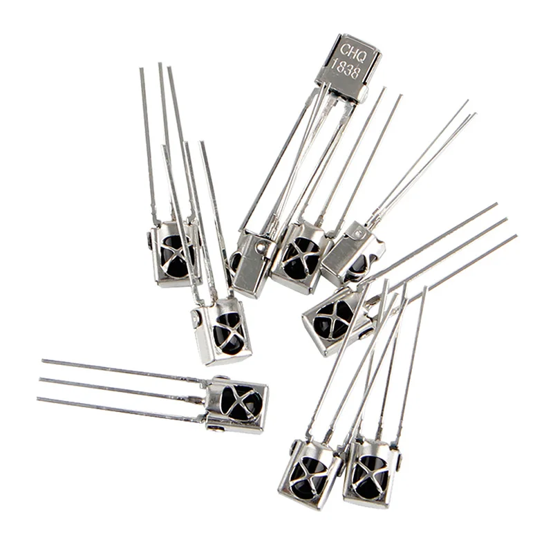 

10pcs TL1838 VS1838B 1838 38Khz IR Infrared Receiver with Metal for case