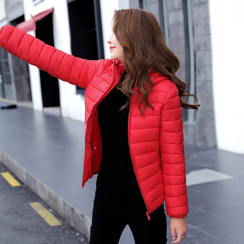 Женская Стеганая куртка короткая укороченная парка с хлопковой подкладкой