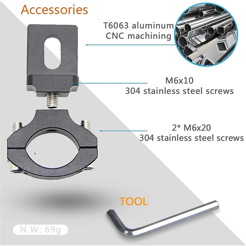 Универсальный кронштейн для мотоциклетной фары 22/25/7/8 дюймов