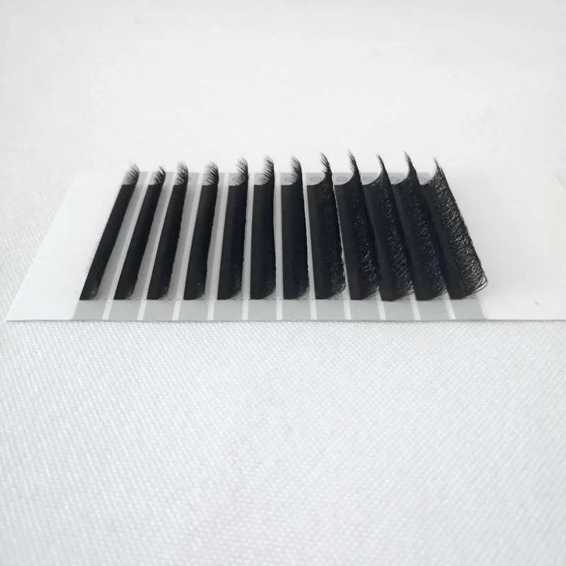 W форма накладные ресницы натуральные 3D клеверные Ресницы C/D 0 05 07 мм супер мягкие