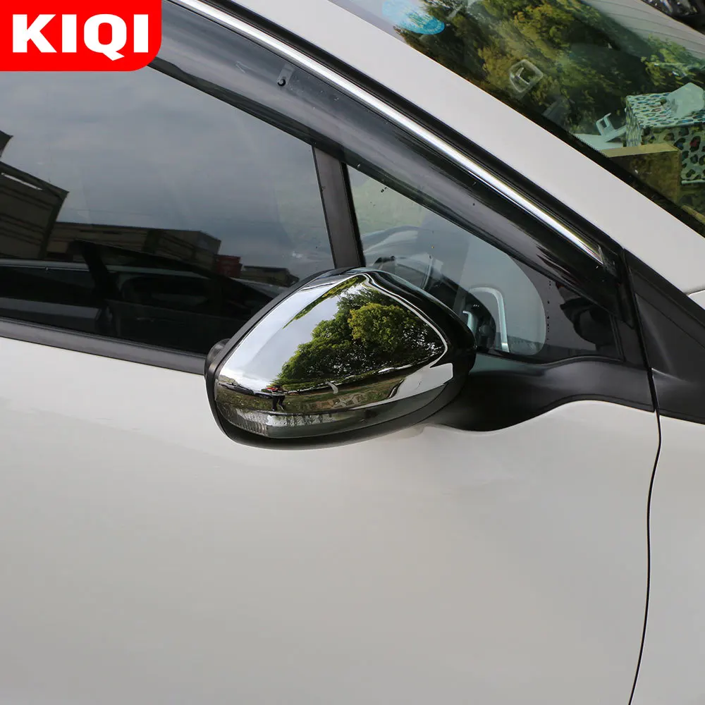 KIQI ABS Chrome Rearview Mirror Protection Cover Strips Fit for Peugeot 408 2014 - 2019 Rear View Covers Trim | Автомобили и
