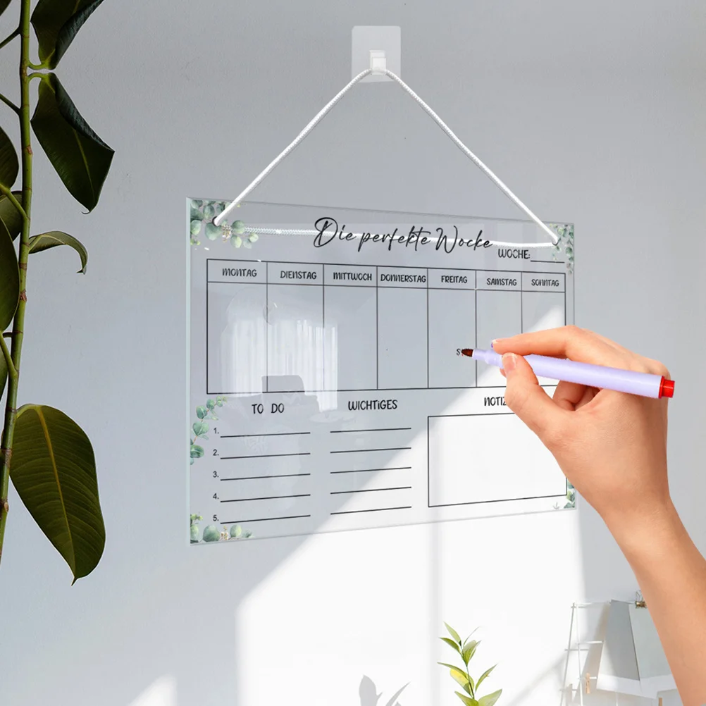 

1 Set of Hanging Planning Board Chores Planning Board Dry Erase Board Home Supply