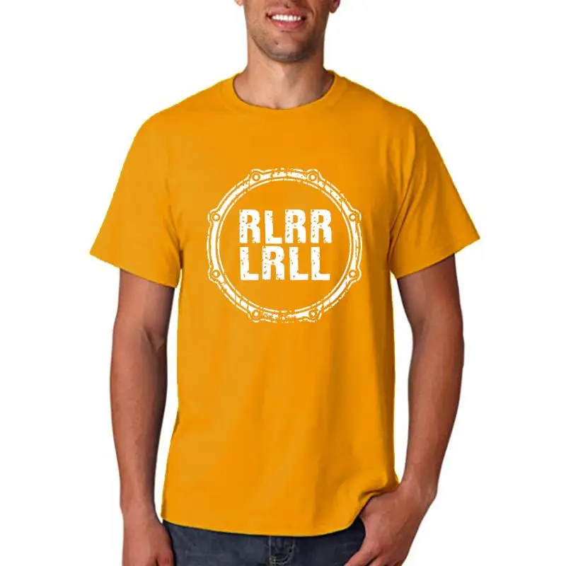 

Men T Shirt RLRR LRLL Drums Women t-shirt cotton tshirt men summer fashion t-shirt euro size
