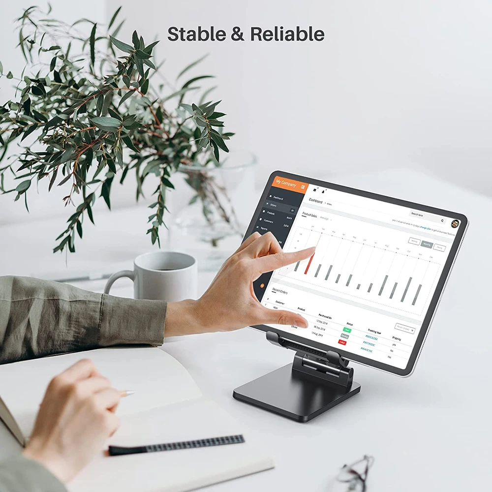 New Desk Mobile Phone Holder Stand For iPhone iPad Xiaomi Adjustable Desktop Tablet Holder Universal Table Cell Phone Stand