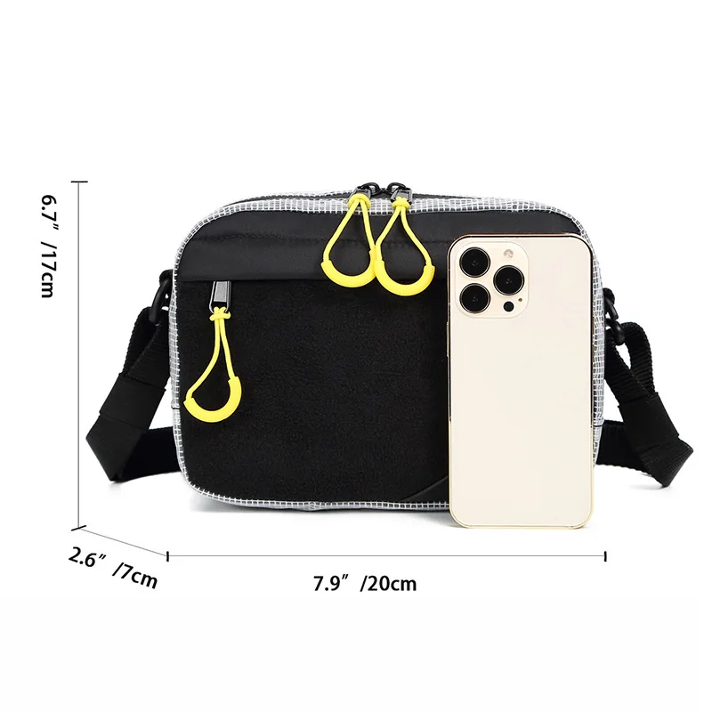 INS Fashion CrossBody Bag Casual Shoulder Bag Boys Small Japanese New Canvas Messenger Bag