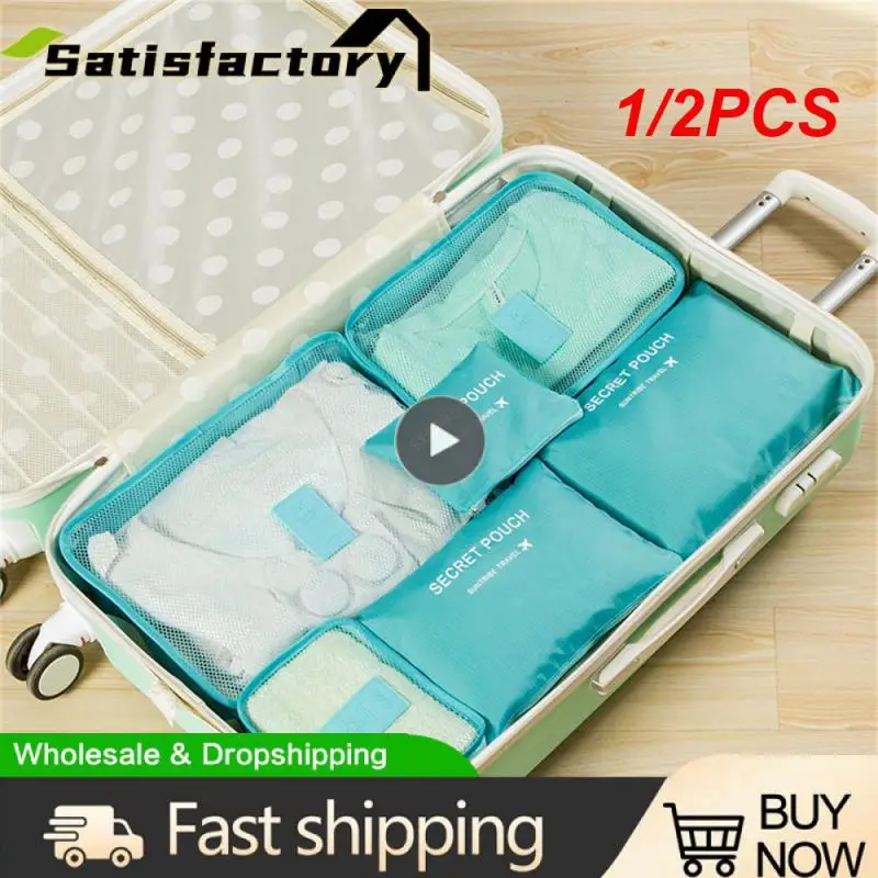 

1/2PCS Suitcase Bag Portable OrganizerTravel Storage Bags Large Capacity Luggage
