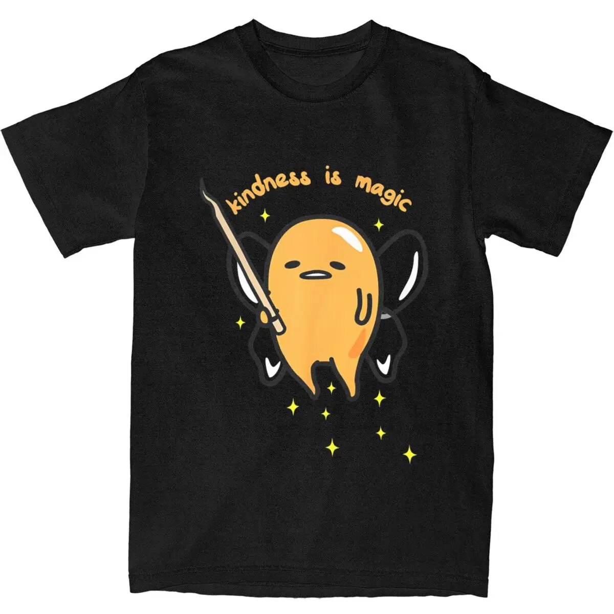 Мужская футболка Gudetama Fairy Kindness Is Magic Футболки Harajuku Летняя Уличный стиль Дизайн