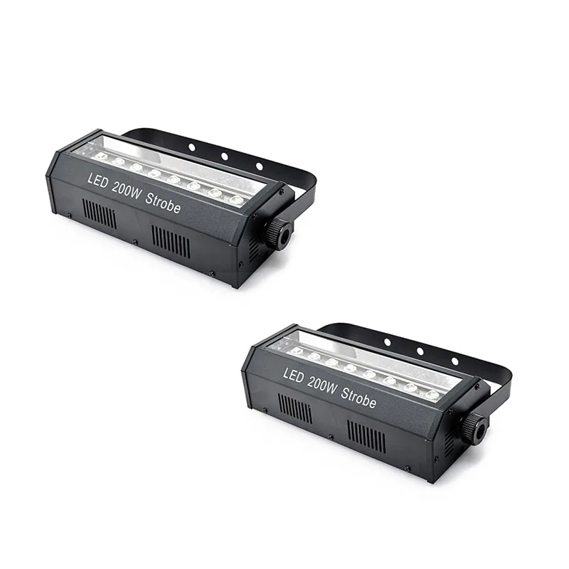 

2pcs/lot 200W LED Stroboscopic Light Led Strobe Light Bar DJ Equipments DMX Stage Effect Lighting LED Efficiency Lights Disco