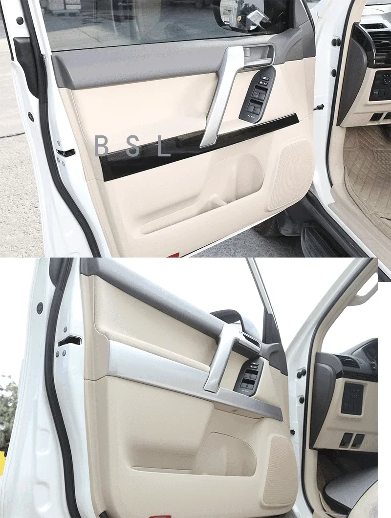 Аксессуары 4 шт. отделка под дерево для Toyota Land Cruiser Prado FJ150 150 2010-2018