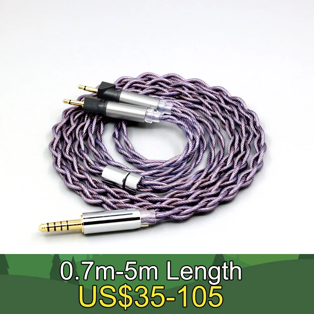 Кабель для наушников type 2 1 8 мм 140 ядер litz 7N OCC бездны Diana v2 phi TC X1226lite 1:1