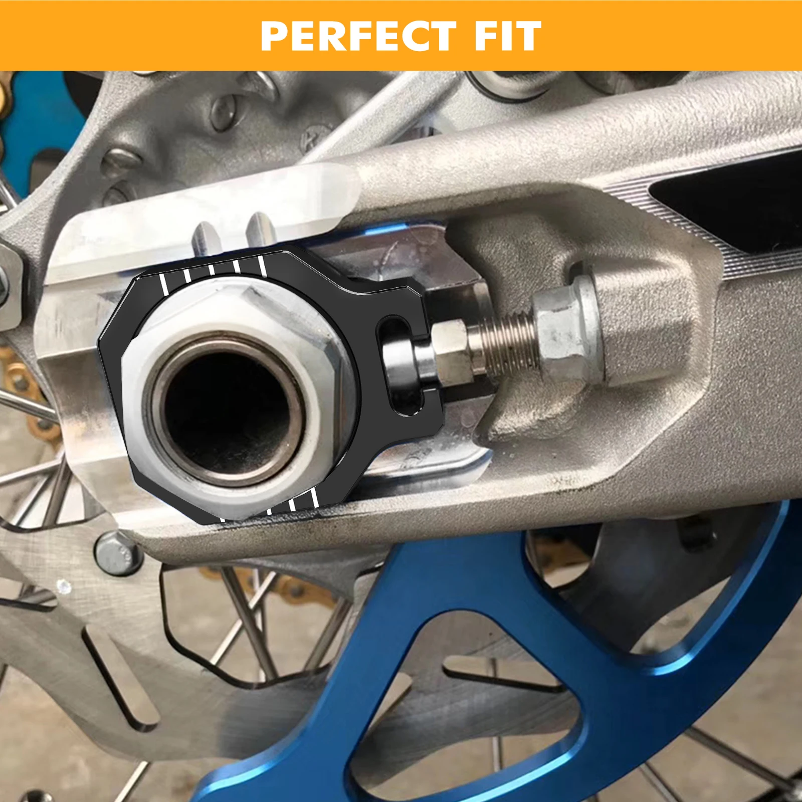 Для GasGas 2024 EC300 EC250 EC MC EX 125 250 300 250F 350F 450F ECF MCF EXF 350 450 22 мм задний мост блоков цепи