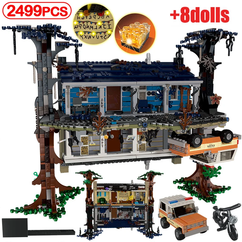 

NEW75810 Stranger Things The Upside Down Building Blocks Bricks Set Children Toys Gift Christmas Gift 2499pcs 11538 Bricks Gift