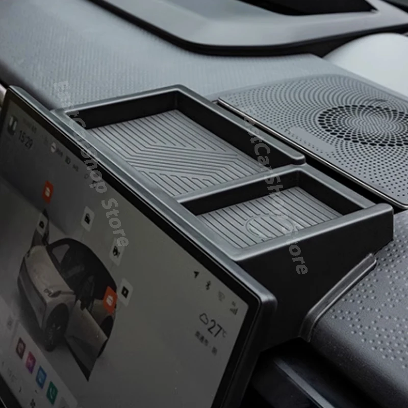 

Для ZEEKR X 2022 2023 2024 Автомобильный Центральный экран управления задний ящик для хранения и т. д. стойка для хранения Коробка для хранения аксессуары для интерьера крышка