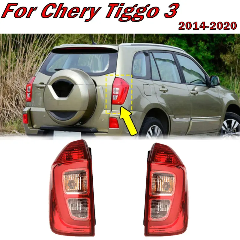 Автомобильные аксессуары для Chery Tiggo 3 2014-2020 задний фонарь противотуманный