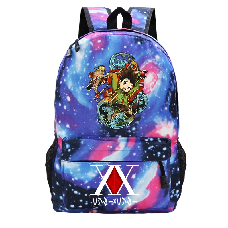 

HUNTER X HUNTER Anime Bags Teenager Large Capacity Backpack for School Boys Girls GON·FREECSS Manga Bookbag Travel Rucksack