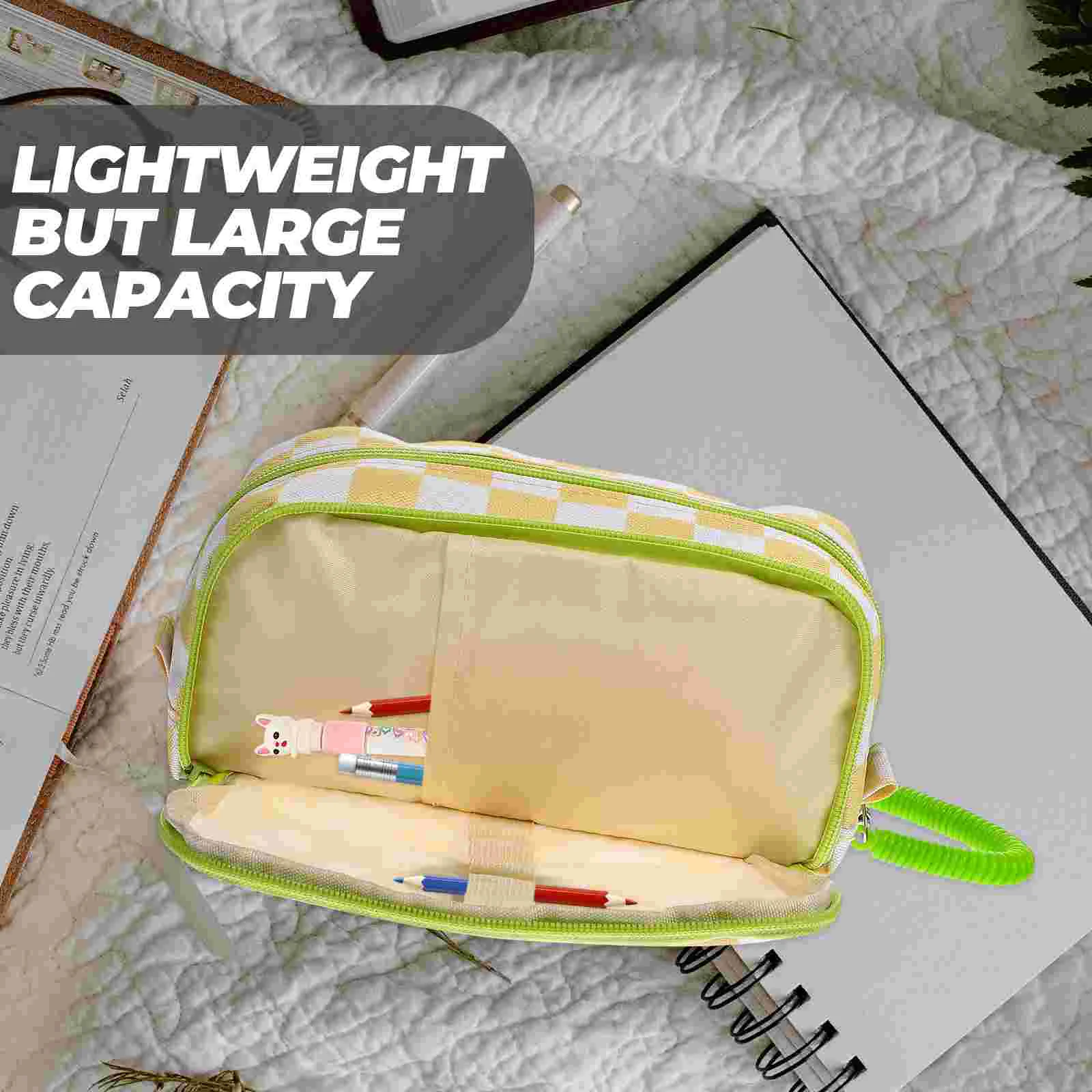 Пенал в шахматном порядке с героями мультфильмов детский маркер ручки из