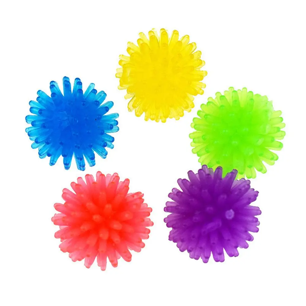 

Funny Toys 2cm Soft Spiky Cat Chew Toy TPR Ball Squeezes Ball Arbutus Ball Stretch Plush Ball Thorn Ball Pet Cat Toys