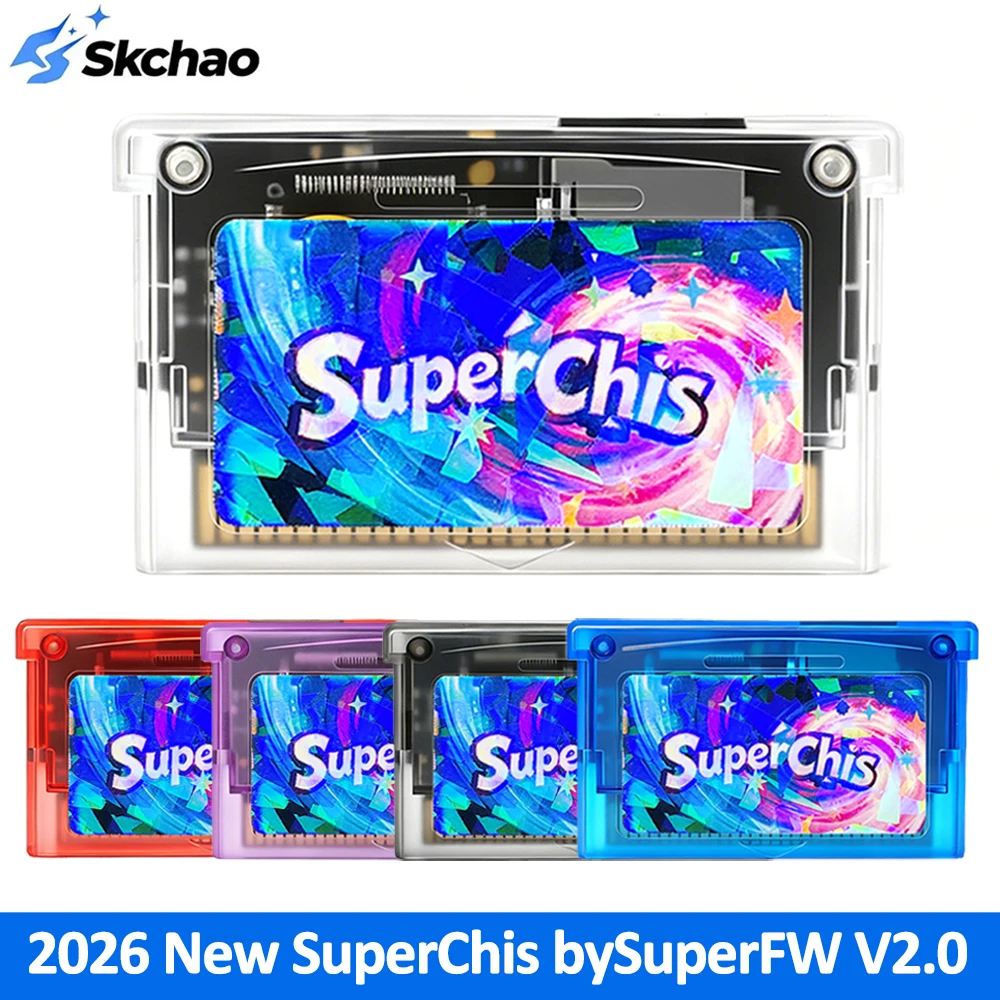 Фото Новый считыватель игровых карт SuperChis Prime GBA от SuperFW V2.0 с прошивкой FlashCard для GBA/GBA SP/NDS/GB Player, модуль SDRAM NOR Flash №1