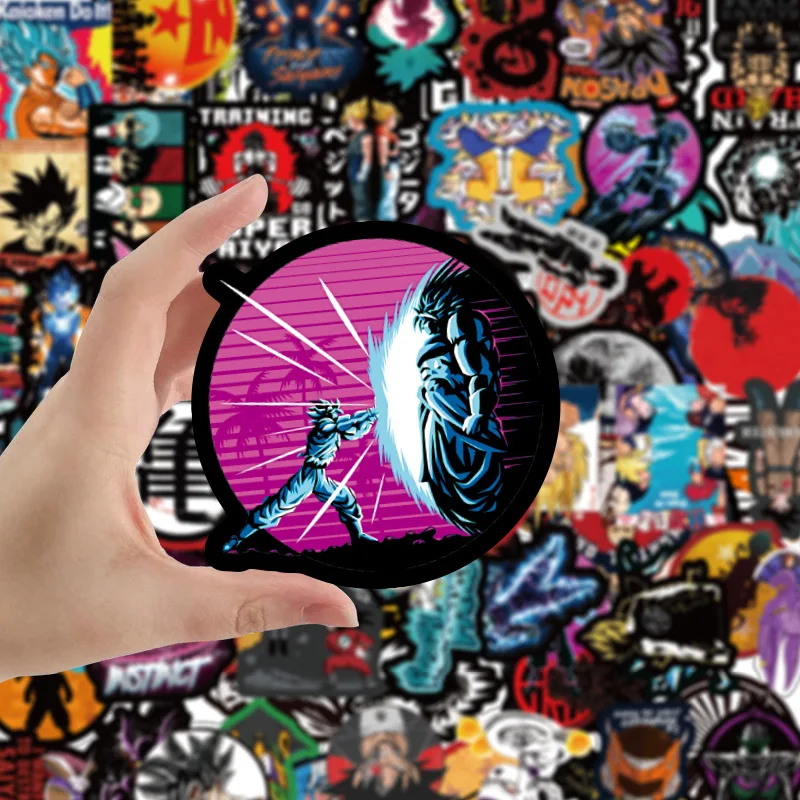 

100 Dragon Ball Graffiti Stickers Waterproof Removable Trolley Case Notebook Scooter Refrigerator Living Room Stickers