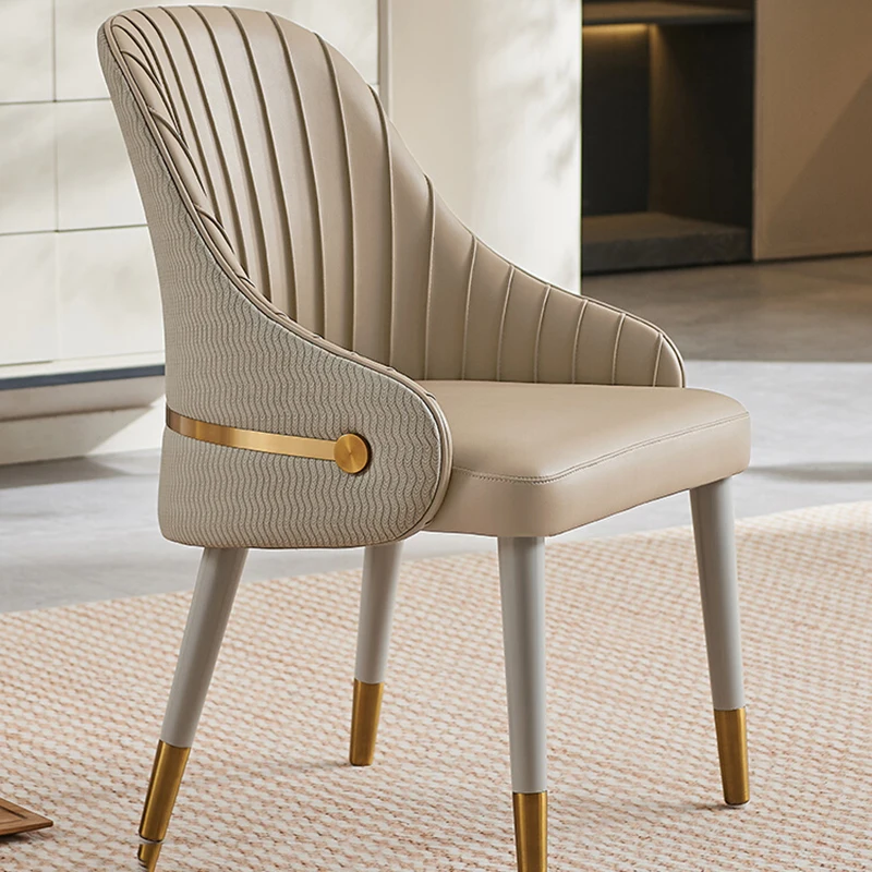 

Banquet Dining Room Chairs Balcony Back Support Armrest Chair Office Solid Wood Designer Nordic Cadeira Madeira Room Furniture