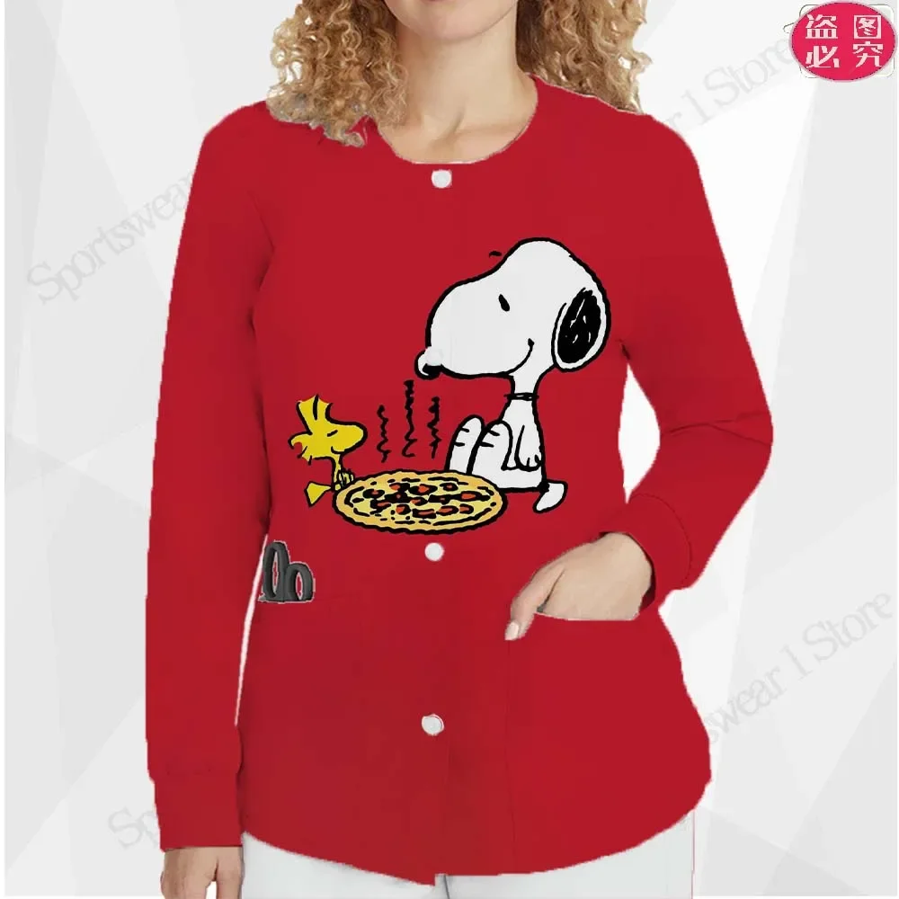 Кардиган зимняя одежда женская 2023 Новое поступление униформа медсестры куртка с