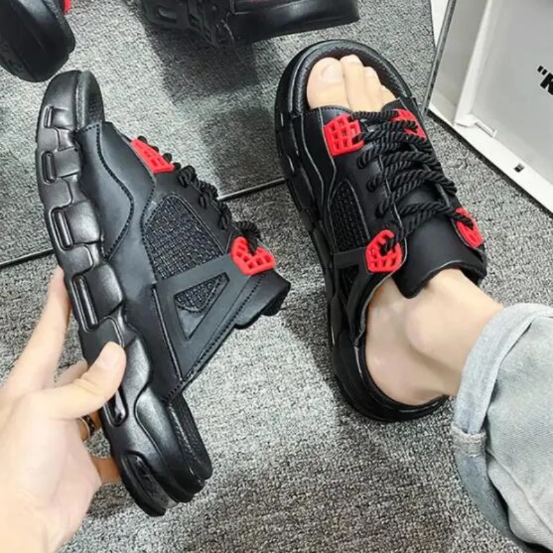 Сандалии мужские пляжные удобные босоножки оригинальная Брендовая обувь летние