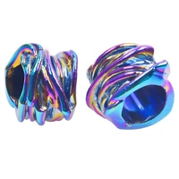 5pcslot coil big hole bead thread ball yarn ball rainbow color pendant alloy charms for diy designer jewelry%c2%a0making parts