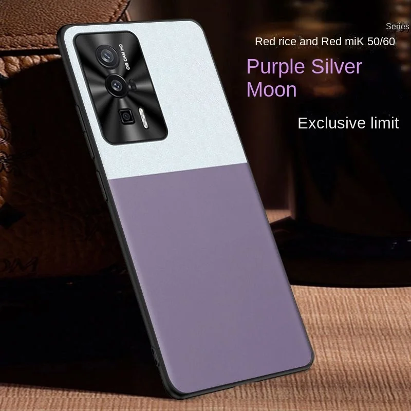 

Case For Xiaomi Poco f5 pro redmi k60 k50 proLeather Shockproof Silicone Phone Case for poco f5 cover