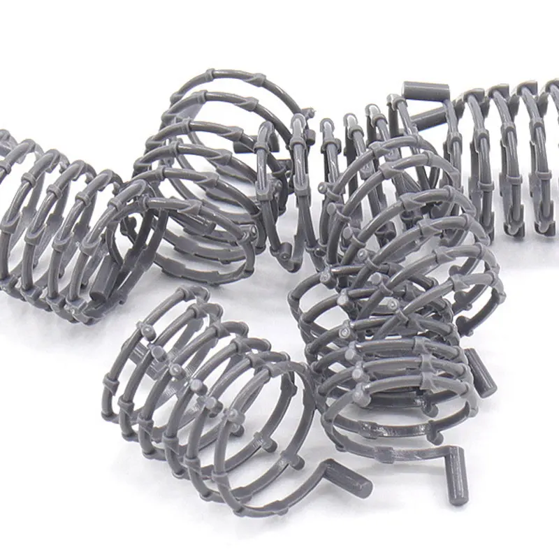 Конструктор Военная сцена Аксессуары для строительства заграждения из колючей