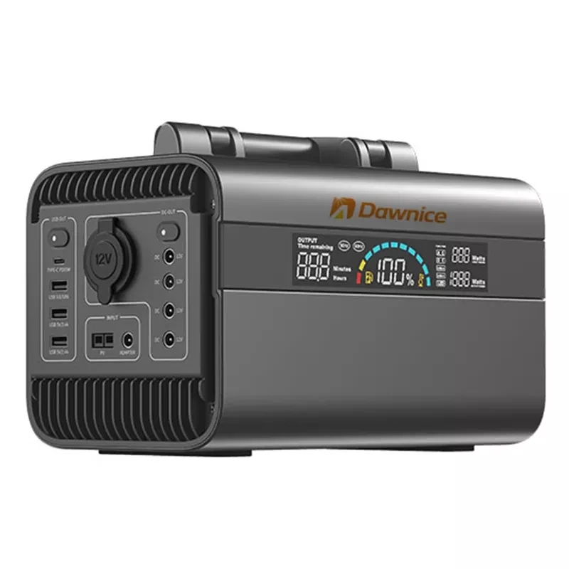 

Big Power Bank Solar/AC Outlet/Cars 12V DC Power Portable Generator Solar Power Station 600W Emergency Portable Power Station