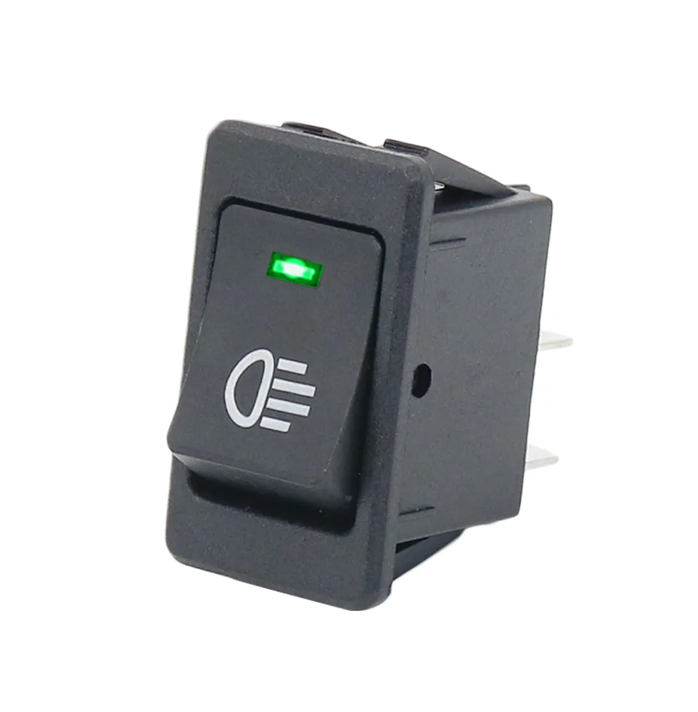 

Автомобильный кулисный переключатель KCD4 красный 12В 35А