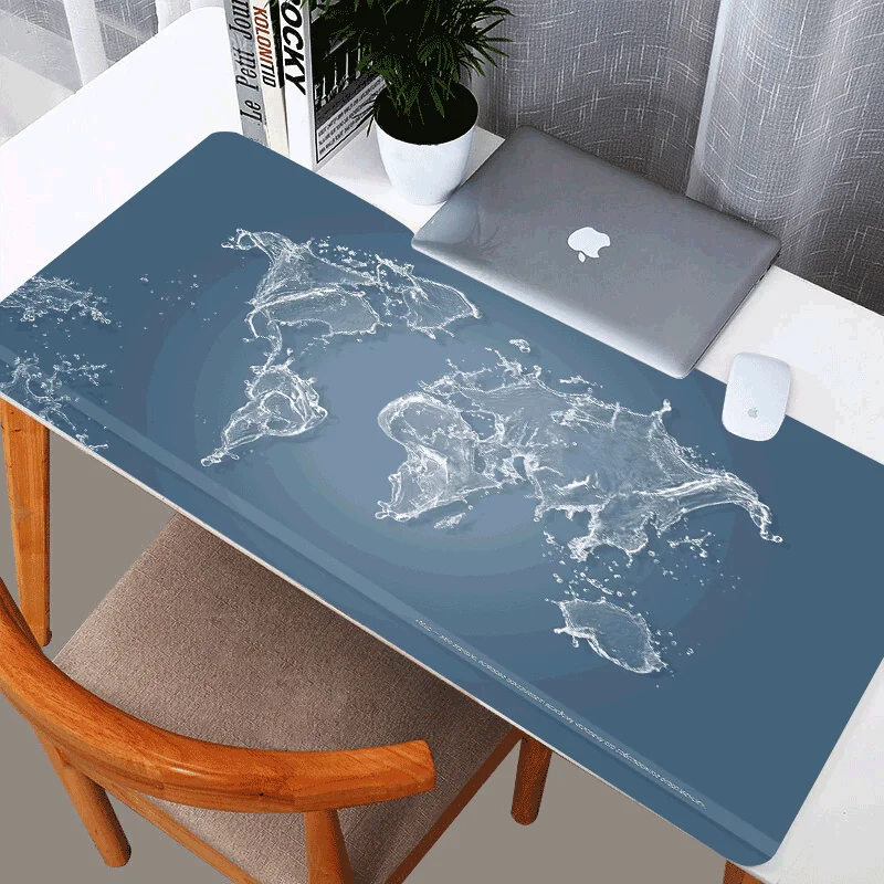 XL Mouse Pad Large Gaming Big Mat Computer Mousepad Rubber World Map Mause Game Keyboard Fashion Desk |