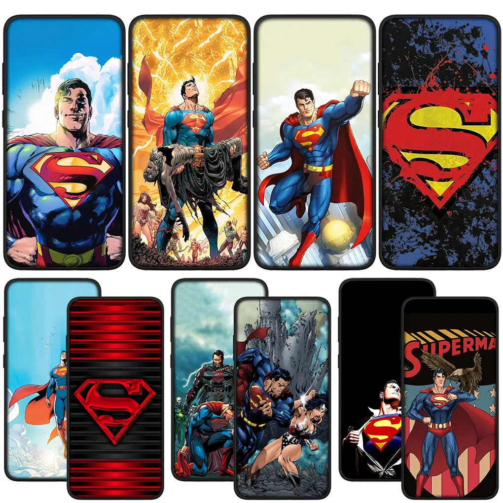 

Супермен DC Comics Supermans мягкий чехол для телефона Samsung Galaxy Note 20 Ultra 10 8 9 S10 Lite S9 Plus A71 A70 A02S A6 чехол