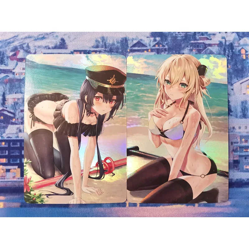 2 шт./компл. Дуэль Монстры небо Баскетбол Эйс флэш-карта ACG Сексуальная кавайная