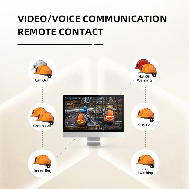 ZhongAn SGH001 Интеллектуальный защитный шлем Пожарный Спасательный пожарный для