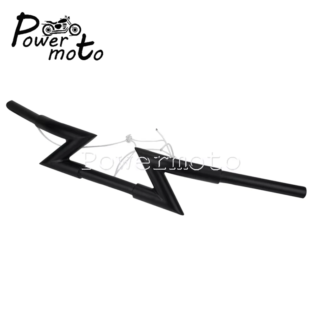 

Руль 25 мм Z-Bar для Harley Custom Chopper Softail Dyna XL Sportster Street Bob Универсальный руль для мотоцикла 1 "Z Bars