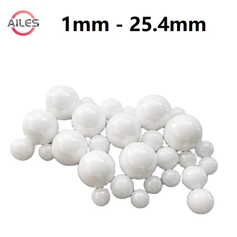 

1mm 7mm 10mm 12mm 15mm 20mm 25.4mm G10 Grade Ceramic Bearing Balls ZrO2 Zirconia Zirconium Oxide Ball Zirconia Ceramic Balls