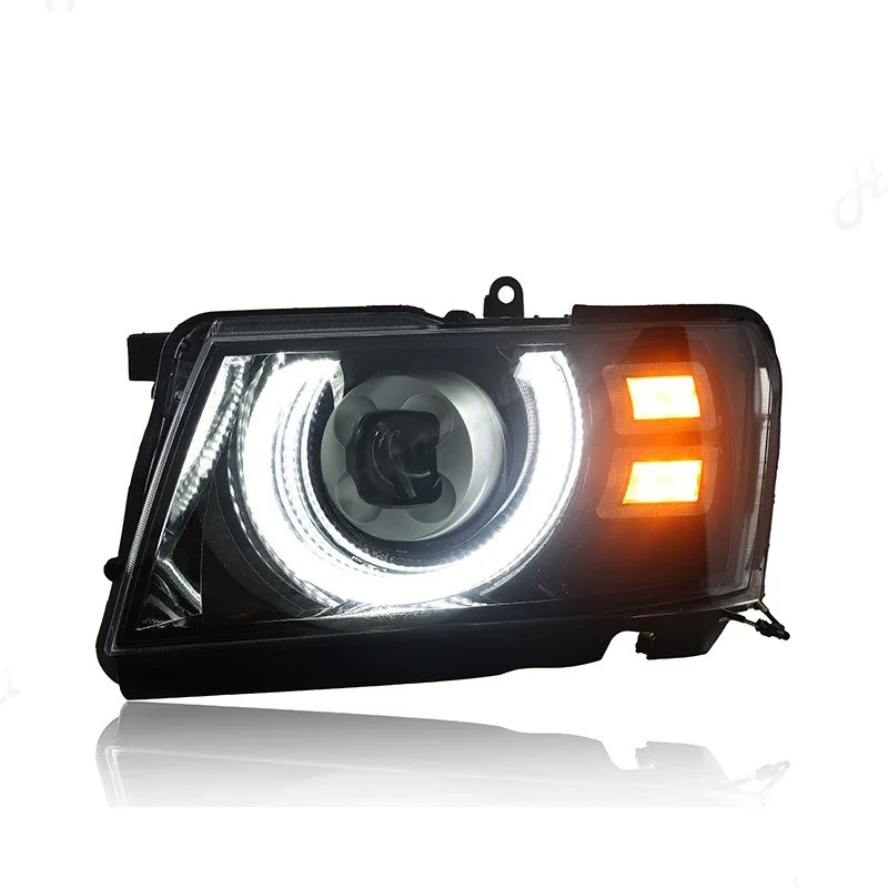 Фото Задний фонарь в сборе для фар 2005-2022 Nissan Patrol Y61, светодиодные фары DRL DRL, указатель поворота, высокие автоаксессуары №4