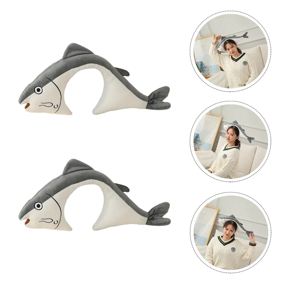 Повязка на голову с соленой рыбой обруч для волос аксессуары косплея детская