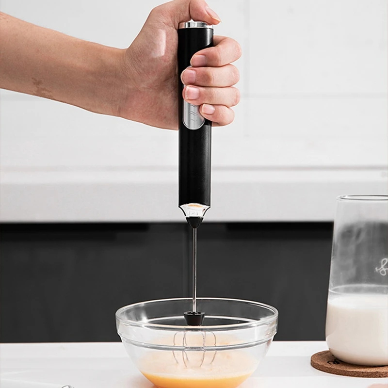 

Electric Coffee Mixer Rechargeable Milk Shaker Maker Frother Foamer USB Charging Egg Beater Blender