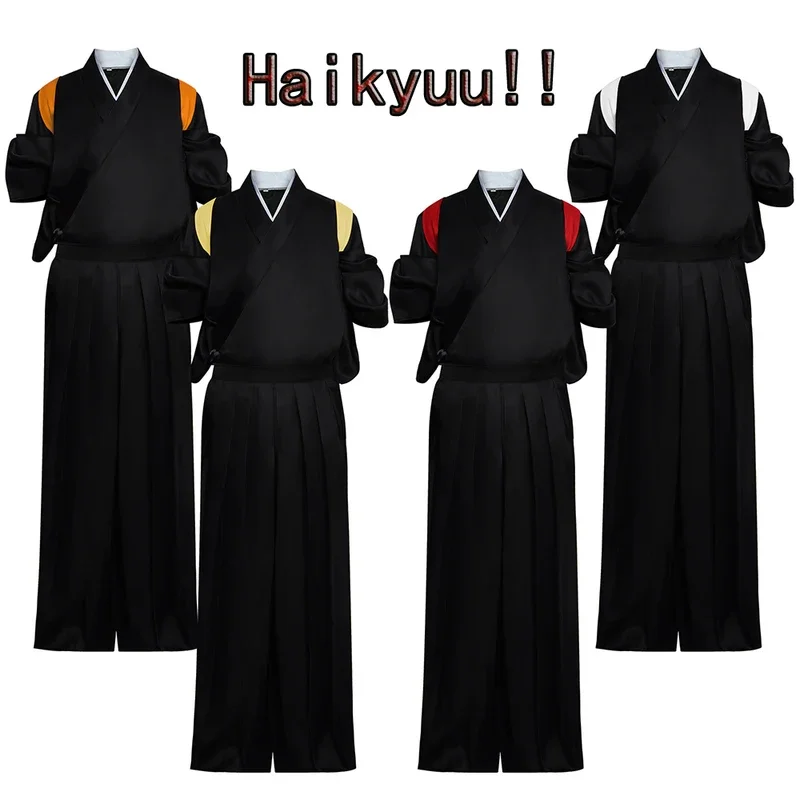 Костюм для косплея Аниме Haikyuu Shoyo Hinata черный наряд парик брюки верхняя модель