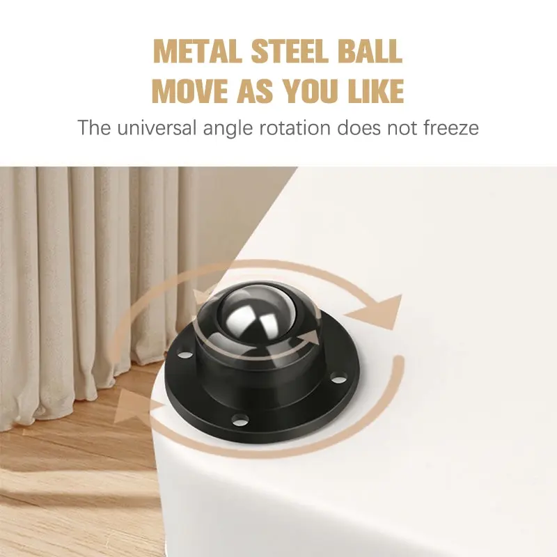 

Self-Adhesive Caster Mini Swivel Wheels Stainless Steel Universal Wheel 360 Degree Rotation Pulley For Furniture Base