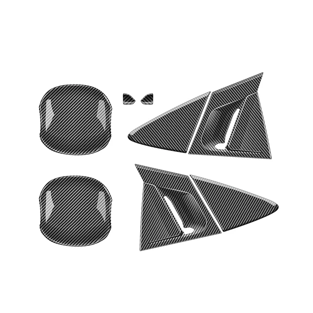 

Car Carbon Fiber Black for Toyota Prius 60 Series 2020-2023 Car Handle Exterior Door Handle Bowl Cover Trim Sticker