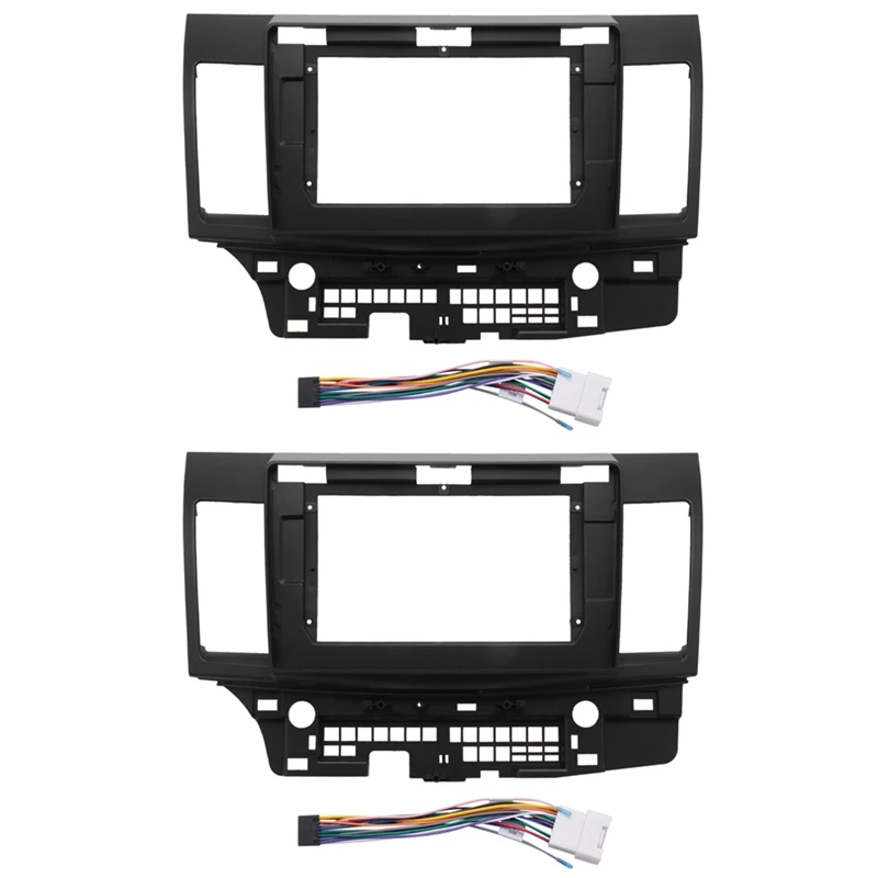 

2X 2Din Car Radio Fascia Frame For MITSUBISHI Lancer 2010-2015 Car DVD Player Panel Dash Kit