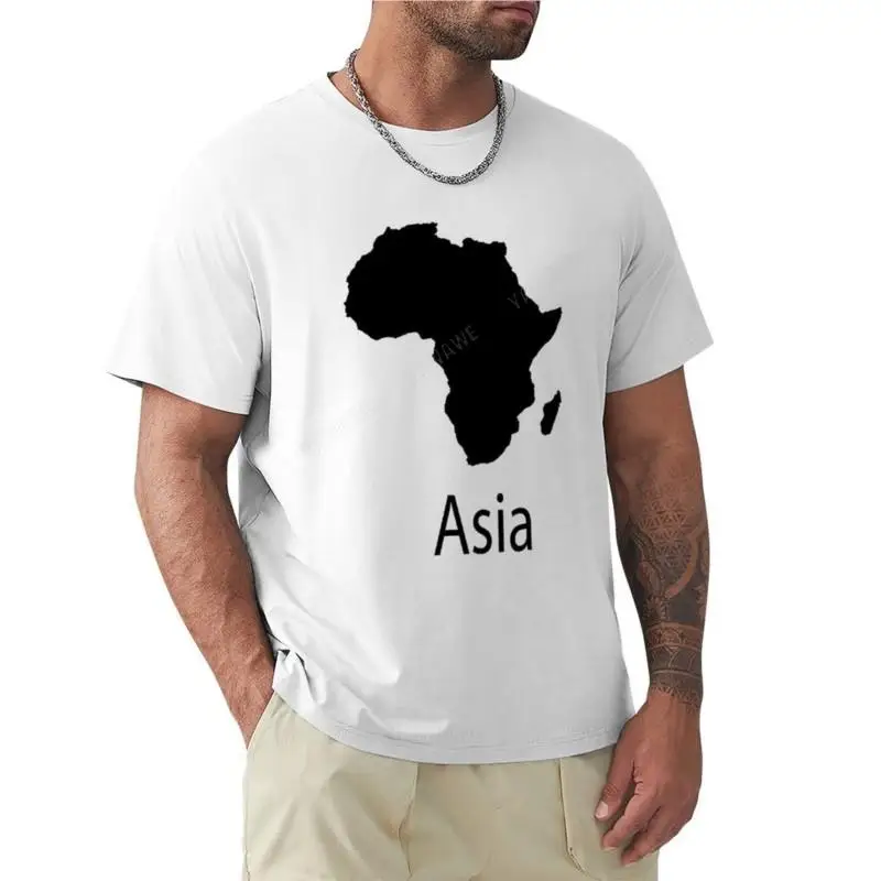 Азия (Африка) забавная футболка Летняя футболка короткая футболка ca футболки для мужчин упаковка Азия (Африка) забавная футболка Летняя футболка короткая футболка ca футболки для мужчин упаковка
