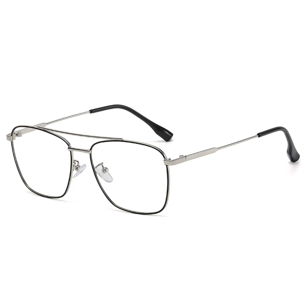 

Titanium Alloy Lightweight Full-rim Square Oversized Spectacles Multi-coated Lenses Fashion Reading Glasses +0.75 To +4