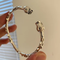 925 silver heavy industry high end sense opening thorn rose bracelet female ins niche design fashion light luxury exquisite