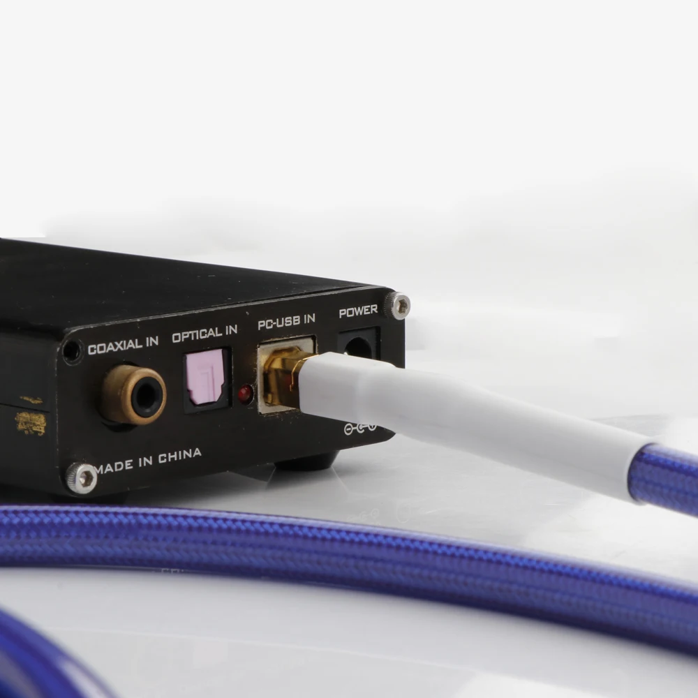 Preffair 6N OCC медный Hifi USB-кабель Hi-End USB2.0 кабель для передачи данных DAC декодера